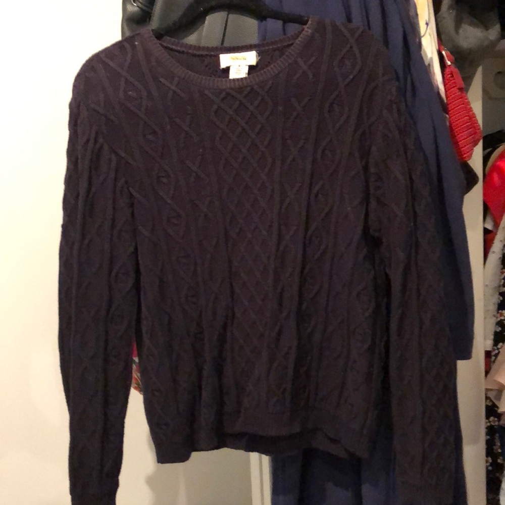 Talbots Navy Sweater